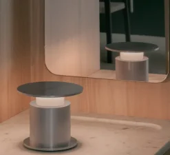 Lampe, Baladeuse, w241 Faro, gris brut, IP54, LED, dim, 2700K, 170 lm, L15,7cm, H13,4cm - Wastberg