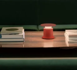 Lampe, Baladeuse, w241 Faro, rouge, IP54, LED, dim, 2700K, 170 lm, L15,7cm, H13,4cm - Wastberg