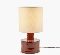 Lampe, Catherine, céramique, rouge brun, Ø25cm, H47cm - Serax