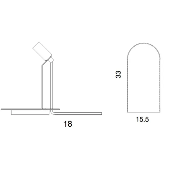 Lampe cloche, Speak up!, transparent, base laiton, H33cm - Ebb and Flow