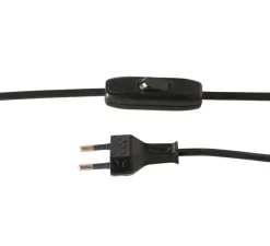 Lampe, Cone + Retro Stoneware, céramique, marron, rouge, Ø32cm, H80cm - HK Living