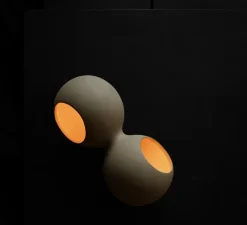 Lampe, céramique, Le deux, sable, L32cm, H14,5cm - 101 Copenhagen