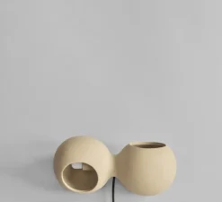 Lampe, céramique, Le deux, sable, L32cm, H14,5cm - 101 Copenhagen