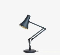 Lampe de bureau, 90 mini mini, bleu gris, LED, 3000K, 470lm, L38cm, H32cm - Anglepoise