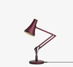 Lampe de bureau, 90 mini mini, rouge berry, LED, 3000K, 470lm, L38cm, H32cm - Anglepoise