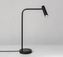 Lampe de bureau, Enna Desk Led, noir mat, LED, 2700K, 124 lm, L12cm, H45cm - Astro