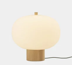 Lampe de bureau, Ilargi, bois, LED, dim, 2700k, 1177 lm, Ø32cm, P31cm - LEDs C4