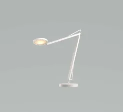 Lampe de bureau, John, blanc, LED, dim, 3500K, 1000 lm, L16cm, H55cm - GRAU