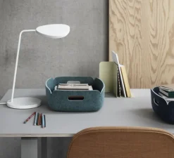 Lampe de bureau, Leaf, blanc, 2700K, 370lm, H41,5cm - Muuto