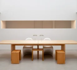 Lampe de bureau, Mayfair Mini, boulonné sans socle, beige, LED, 2700K, 223 lm, Ø20cm, H38cm - Vibia