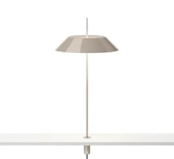 Lampe de bureau, Mayfair Mini, boulonné sans socle, beige, LED, 2700K, 223 lm, Ø20cm, H38cm - Vibia