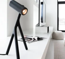 Lampe de bureau, Medard Adjustable 70 1x, noir, L29,9cm, H53,5cm - Modular