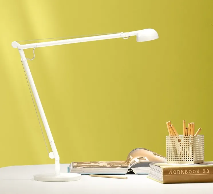 Lampe de bureau, Opuntia, blanc, IP40, L18cm, H53cm - Panzeri