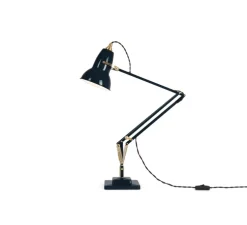Lampe de bureau, Original 1227 Brass, Ink Blue, Ø14cm H49cm - Anglepoise