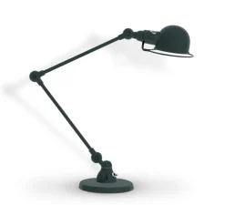 Lampe de bureau, Signal 2 bras, SI333, Gris granit, mat, Ø16cm, H60cm - Jielde