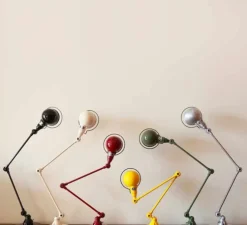 Lampe de bureau, Signal 2 bras, SI333, noir, brillant, Ø16cm, H60cm - Jieldé