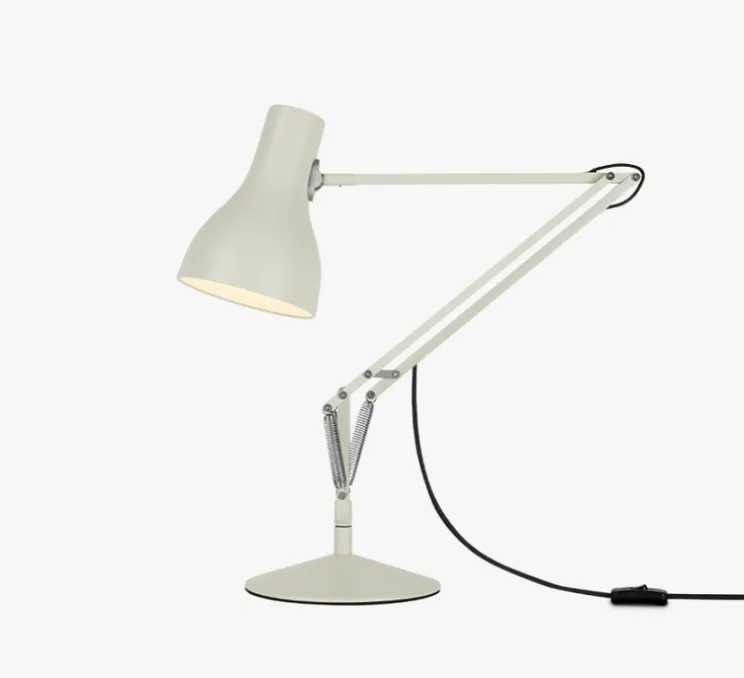 Lampe de bureau, Type 75, blanc alpin, Ø14cm, H57cm - Anglepoise