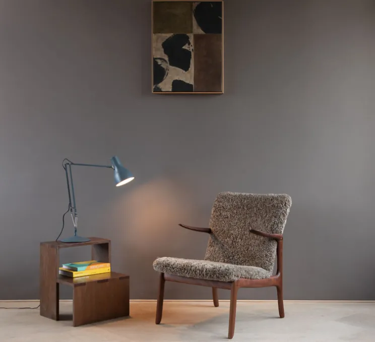 Lampe de bureau, Type 75, gris, 2700K, 470lm, Ø14cm, H57cm - Anglepoise