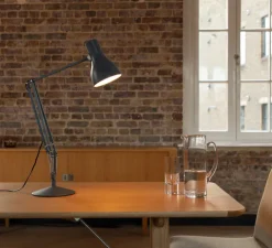 Lampe de bureau, Type 75, gris, 2700K, 470lm, Ø14cm, H57cm - Anglepoise