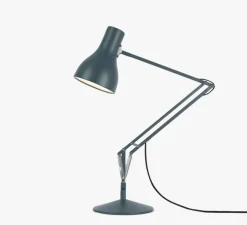 Lampe de bureau, Type 75, gris, 2700K, 470lm, Ø14cm, H57cm - Anglepoise