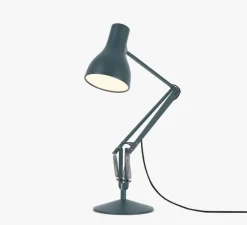 Lampe de bureau, Type 75, gris, 2700K, 470lm, Ø14cm, H57cm - Anglepoise