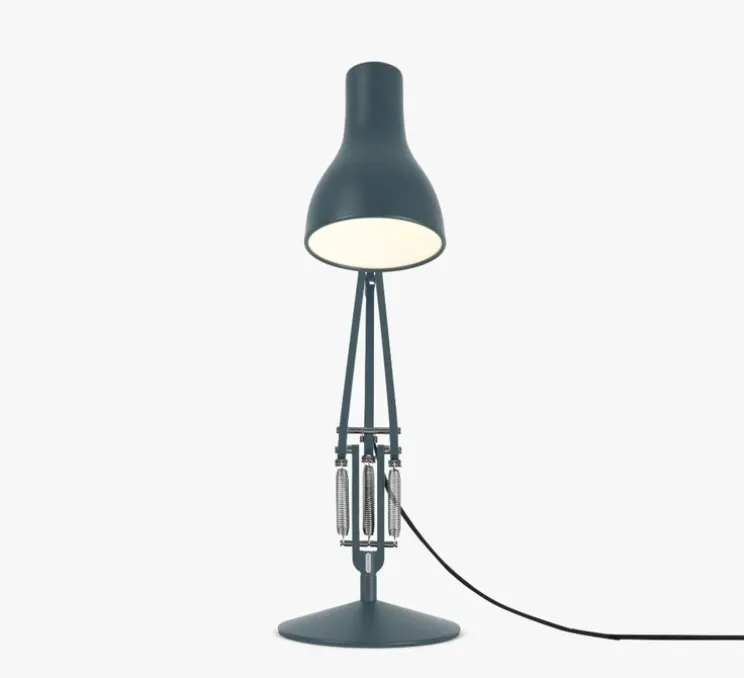 Lampe de bureau, Type 75, gris, 2700K, 470lm, Ø14cm, H57cm - Anglepoise