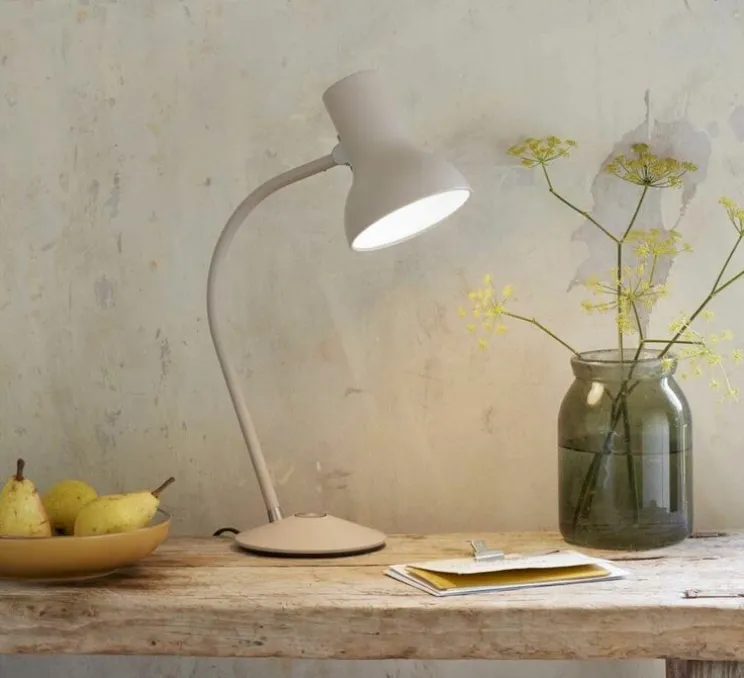 Lampe de bureau, Type 75 mini, gris, Ø13cm, H15cm - Anglepoise