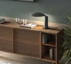 Lampe de bureau, Washington, édition limitée, laiton noir satiné, LED, 2700K, 900 lm, L39cm, H39cm - Lumen Center Italia