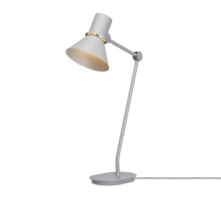 Lampe de bureau,TYPE 80, gris clair mat, L32cm, H48cm - Anglepoise