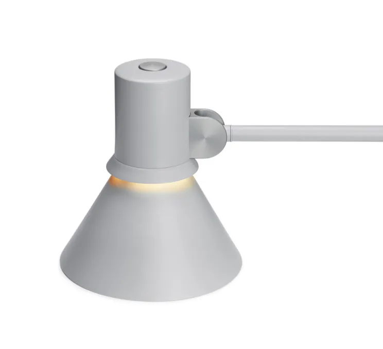 Lampe de bureau,TYPE 80, gris clair mat, L32cm, H48cm - Anglepoise