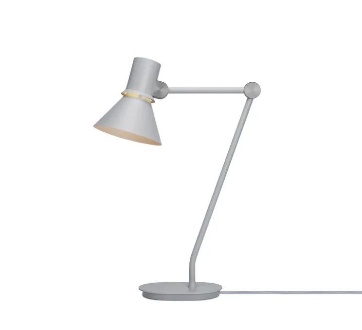 Lampe de bureau,TYPE 80, gris clair mat, L32cm, H48cm - Anglepoise