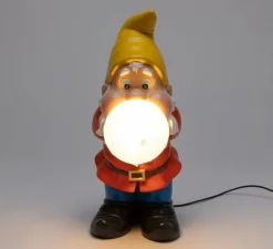 Lampe, Gummy Snooping, nain, jaune, L18cm, H40cm - Seletti