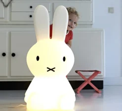 Lampe Lapin, enfants, Miffy XL, blanc, H80cm - Mr Maria