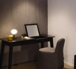 Lampe, NABILA-552.32, laiton, noir et blanc, Ø16cm, H19cm - Tooy