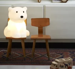 Lampe Ours, enfants, Nanuk, blanc, H41cm - Mr Maria