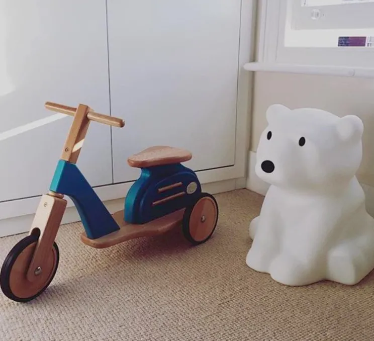 Lampe Ours, enfants, Nanuk, blanc, H41cm - Mr Maria