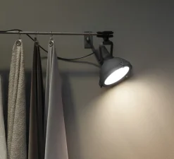 Lampe pince, Projecteur 165, bleu, L16cm, H22cm - Nemo Lighting