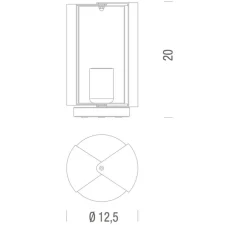 Lampe, Pivotante, Charlotte Perriand, jaune, Ø12,5cm, H20cm - Nemo Lighting