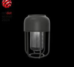 Lampe Solaire, Baladeuse, LIGHT No.1, Noir, IP65, LED, dim, 2500K, 95 lm, Ø13cm, H21cm - HOUE