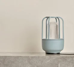 Lampe Solaire, Baladeuse, LIGHT No.1, Bleu glacé, IP65, LED, dim, 2500K, 95 lm, Ø13cm, H21cm - HOUE