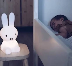 Lampe, veilleuse, lapin, First Light - Miffy, blanc, LED, 2700K, 100LM, Ø15cm, H30cm - Mr Maria