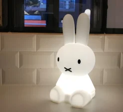 Lampe, veilleuse, lapin, First Light - Miffy, blanc, LED, 2700K, 100LM, Ø15cm, H30cm - Mr Maria