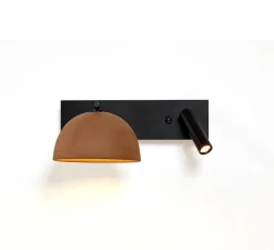 Liseuse, Absis A Reader, horizontal, noir, terracotta, L30cm, H14cm - Luxcambra