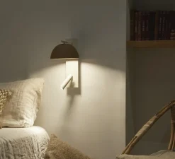 Liseuse, Absis A Reader, vertical, blanc, terracotta, L17cm, H33cm - Luxcambra