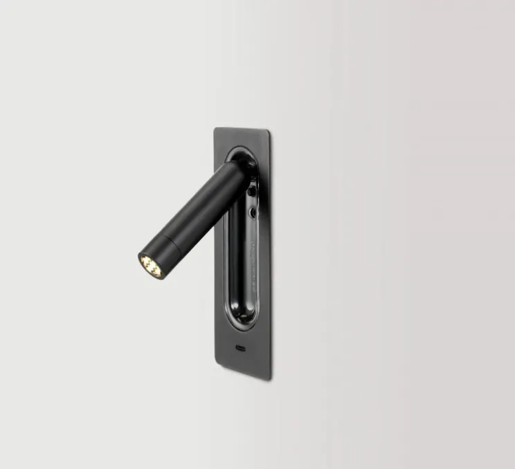 Liseuse, Ledtube RSC USB C, noir, L7cm, H18,9cm - Marset