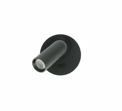 Liseuse murale, Benny 1, encastrable, sans interrupteur, noir, LED, 3000K, 150 lm, L7,2cm, H7,2cm - Nexel