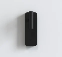 Liseuse murale, Enna Surface USB, noir mat, LED, 2700K, 134 lm, L8cm, H22,5cm - Astro