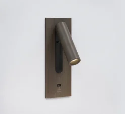 Liseuse murale, Fuse 3, avec USB-C, bronze, LED, 2700K, 185 lm, L7,5cm, H20cm - Astro