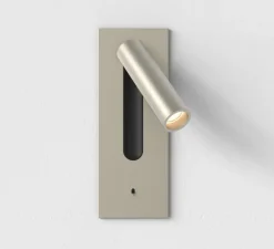 Liseuse murale, Fuse 3 Toggle, avec interrupteur, nickel, LED, 2700K, 185 lm, L7,5cm, H20cm - Astro