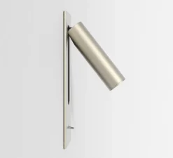 Liseuse murale, Fuse 3 Toggle, avec interrupteur, nickel, LED, 2700K, 185 lm, L7,5cm, H20cm - Astro